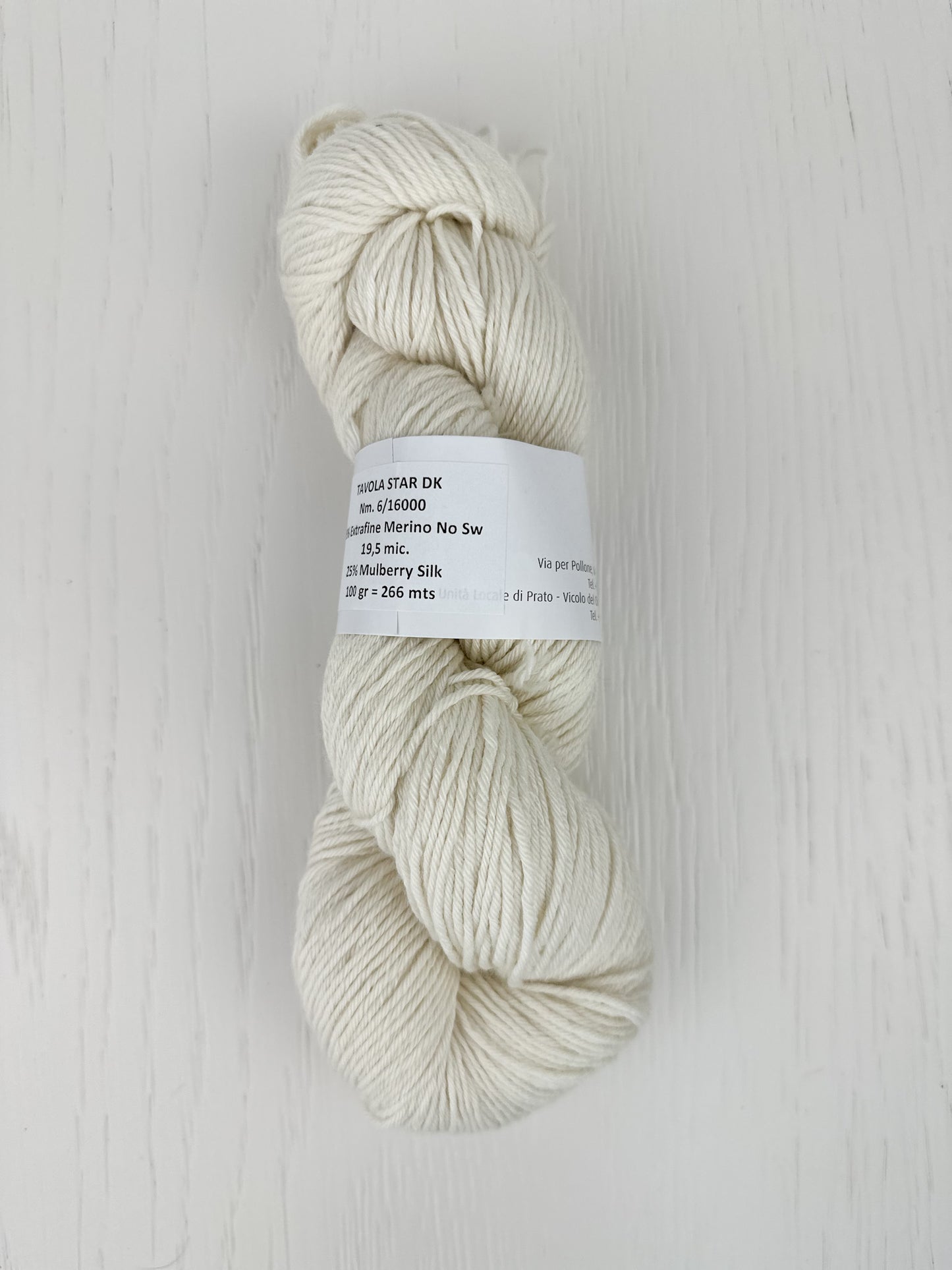 75/25 Merino/Silk DK - Undyed